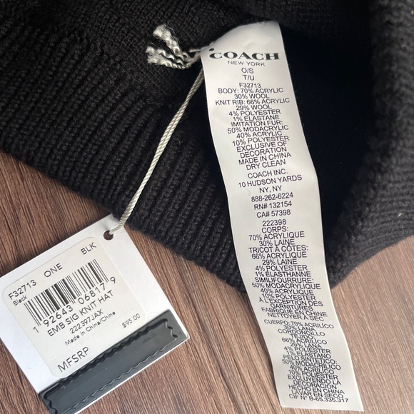 Coach Beanie